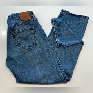 Levi's Women’s 501 “90s” Classic Straight Jeans in “Drew Me In” wash - 28 x 30